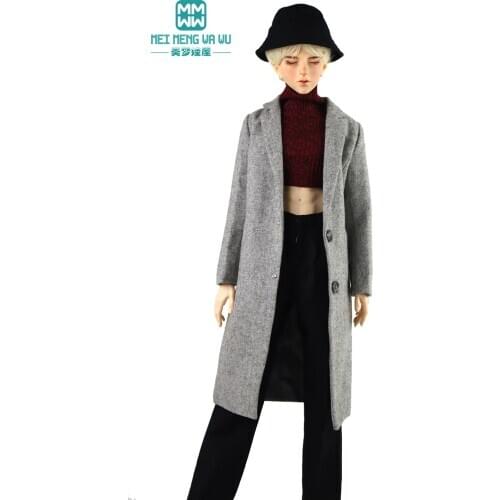 BJD accessories doll clothes fit 60-72cm DK SD17 POPO68 BJD uncle fashion Woolen coat, jeans, casual pants