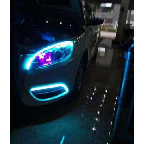 30cm Car Flexible Turn Signal Lights LED Signal Lamp Daytime Running Light Strip Multiple Function Auto Headlight Strips Lights