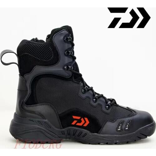 Daiwa Tactical Combat Army Ankle Boots Breathable Hiking Shoes Hiking Camouflage Sport Work Safefy Mountain Fishing Shoes Boots