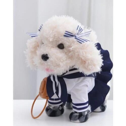 Children Holiday Birthday Gifts Action Figure Electronic Pets Robot Dog toys Bark Stand Walk Teddy Dogs Brinquedos Plsuh dog