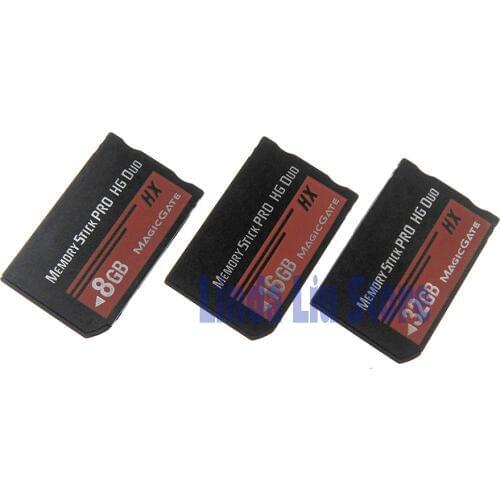 For Sony PSP memory cards 8GB 16GB 32GB Memory Stick Pro Duo Memory Cards for Sony PSP1000 2000 3000 Tablet Camera