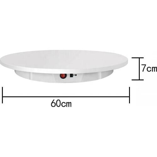 60cm Remote Control Turntable Product 360 Degree Rotating Electric Photography Display stands