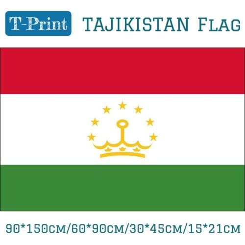 Tajikistan Flag 90*150cm 60*90cm 3ft*5ft 30*45cm 15*21cm For Event / Office / Home decoration