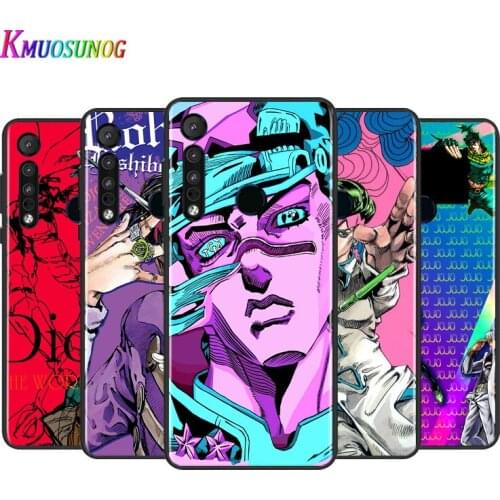JoJo bizarre adventure For Motorola G9 G8 G Stylus Power One Fusion Hyper Edge E7 E6 5G Plus Play Lite Silicone Phone Case