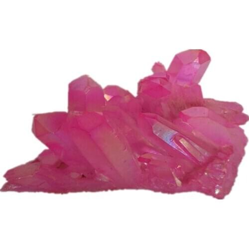 220g Aura quartz crystal titanium bismuth silicon cluster