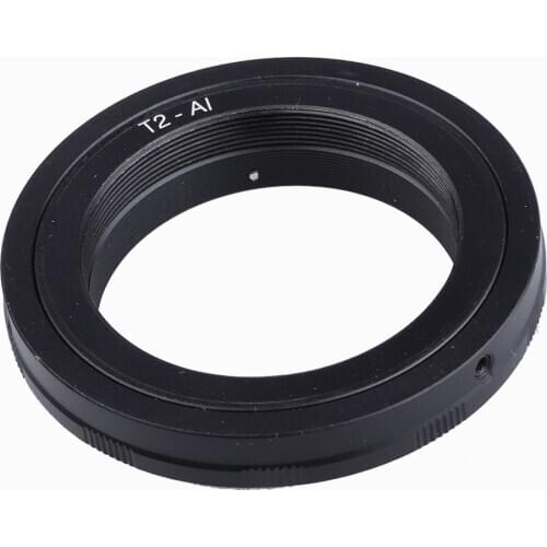 Lightdow T2-AI T Mount Adapter Ring for Nikon DSLR Cameras D3100 D3400 D750 D7200 D7100 D5500 D5300 D3300 D90 D610 D80