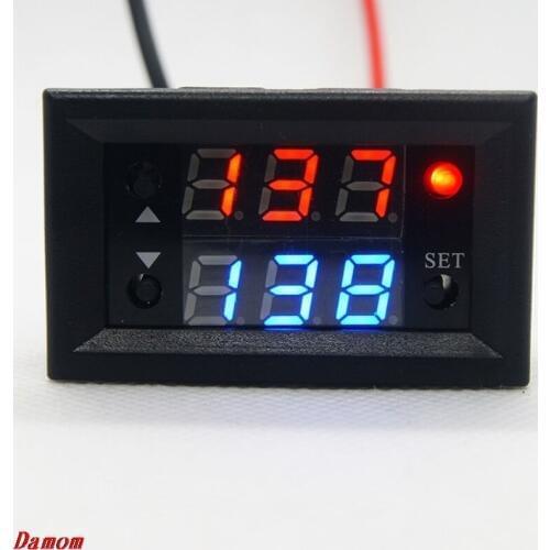 12V Timer Delay Relay Module Digital LED Display Cycle 0-999 Adjustable Relay Damom
