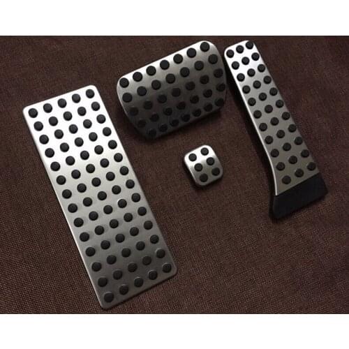4pc No-Drill Foot Pedal Set For Mercedes Benz W203 W204 W210 W211 W212 C E Class