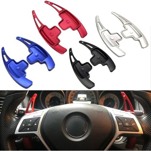 Gear Shift Steering Wheel Shift Paddle Extensions Paddle Shifter For Mercedes Benz Aluminum-Alloy Shift Paddle Blade Car Parts
