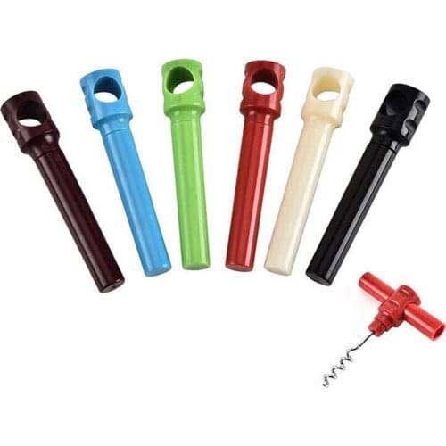 Wine Opener Creative Pen Holder Bottle Openers Corkscrew Easy To Carry Kitchen Spire Opener Wedding Favors Gifts Metal Corkscrew