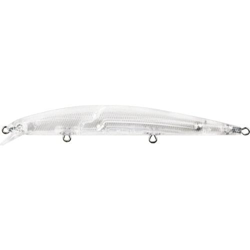 Floating Transparent Minnow Fishing Lure 10Pcs/Lot Unpainted Hard Artificial Bait 7.5g 10g