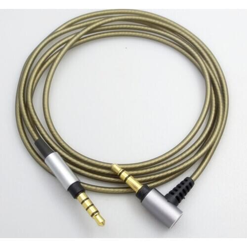 Silver Plated upgrade Audio Cable For B&O H6 H8 H7 H2 H9 FOR MSR7 HD50 SOLO2 SR5 headphones With Remote Mic