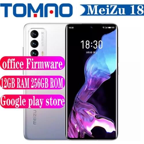 Meizu 18 5G Cellphone Snapdragon 888 Octa Core 4000mAh 36W Super AMOLED 64MP Camera 8GB 12GB RAM 128GB 256GB ROM Google Play NFC
