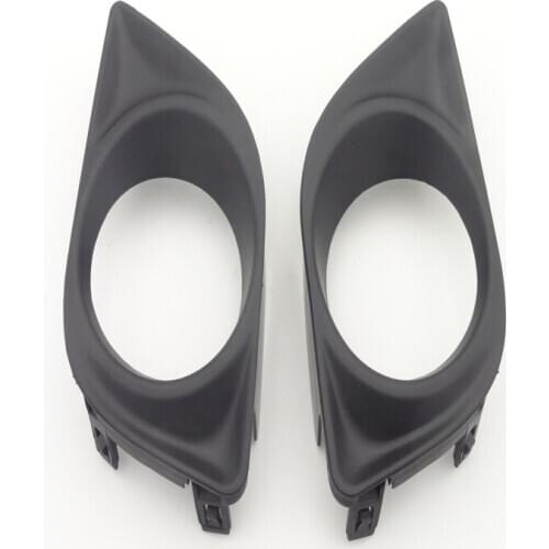 1 Pair Car Auto Parts Bumper Fog Light Bezel Cover LH&RH for Nissan Versa 2012-2014