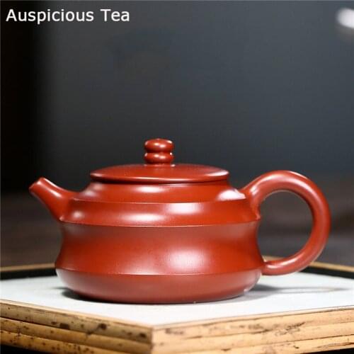 220ml Yixing Purple Clay Teapots Master Handmade Tea Pot Raw Ore Beauty Kettle Chinese Customized Tea Set Dahongpao Authentic