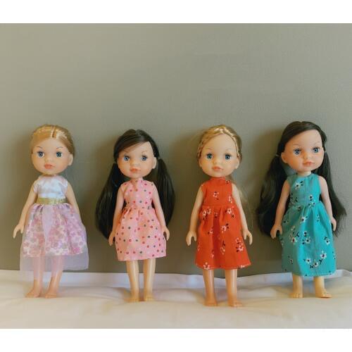 25cm Baby Girls Princess Dolls Full Body Kids Toys Realistic Toddler With Clothes Dolls for Children Birthday Gift
