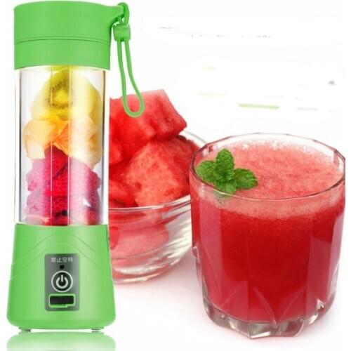380 ml Mini Portable Juicer Cup for Fruit Vegetable Lemon Electric Mixing Machine Rechargeable Juice Bottle with Hand Rope