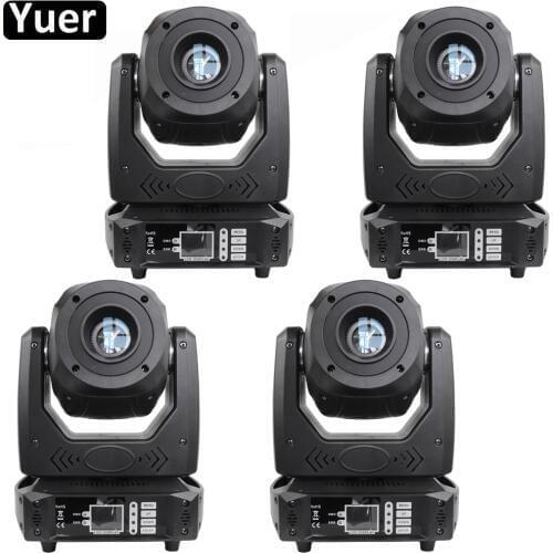 4Pcs/Lot Beam Spot 2IN1 100W LED Moving Head Light DMX512 Strobe Effect DJ Disco Light Wedding Party Club Moving Head Light