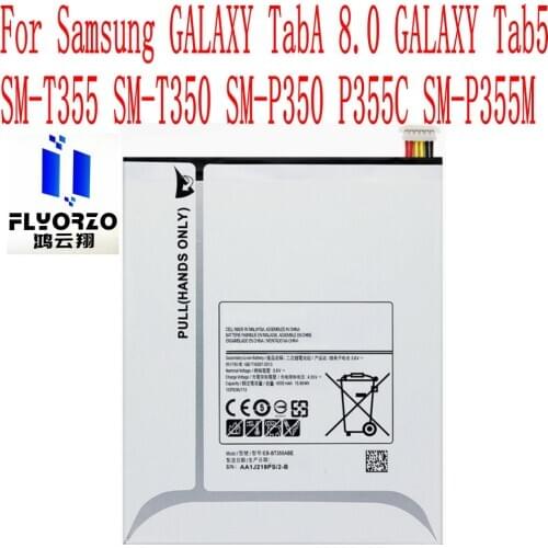 High Quality 4200mAh EB-BT355ABE Battery For Samsung GALAXY TabA 8.0 GALAXY Tab5 SM-T355 SM-T350 SM-P350 P355C SM-P355M tablet