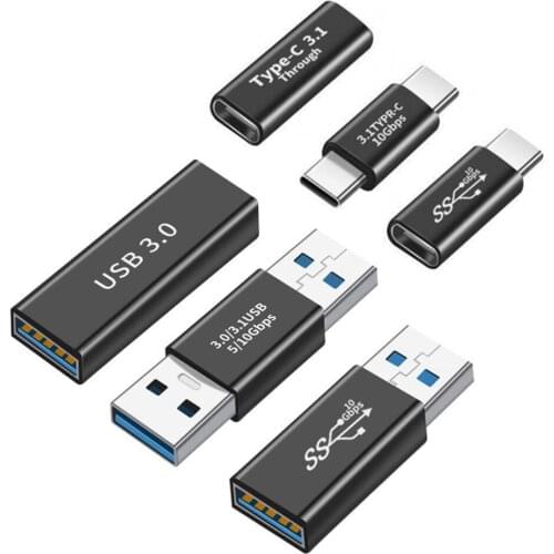USB3.0 Type C Male to Female Converter Type-C Adapter OTG Connector M/M M/F F/F USB-C Cable Adapter