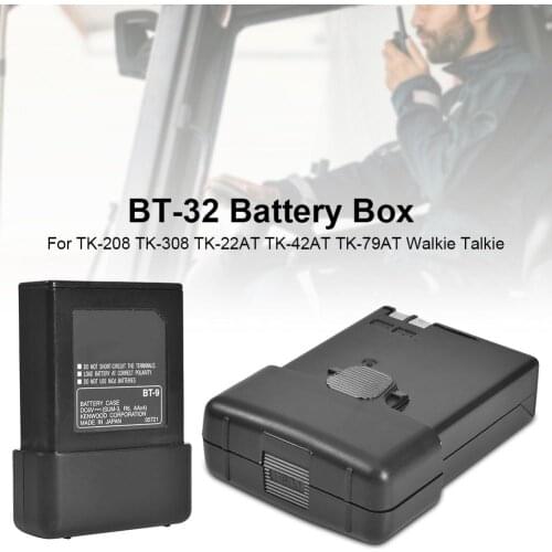 BT-32 Battery Box For KENWOOD TK-208 TK-308 TK-22AT TK-42AT TK-79AT Walkie Talkie Two Way Radio Battery Shell Case Pack HOT SALE
