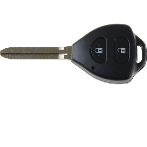 Remote Key Case Shell fit for TOYOTA Rav4 Corolla Hilux Prado 2 Button Fob OT8G