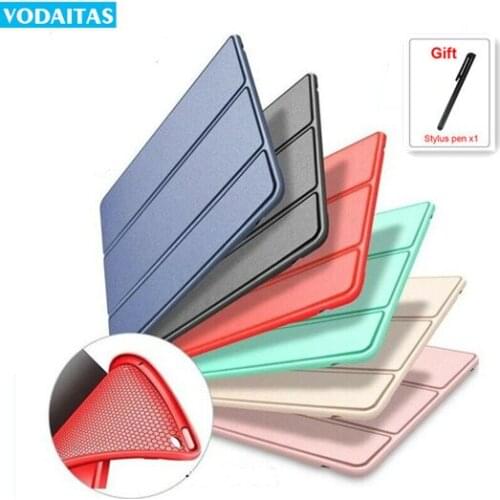 Case For iPad 10.2 inch 2020 Trifold Stand Case PU Leather Case Full Smart Auto Wake Cover For ipad 8th 10.2" A2428 A2429 Case