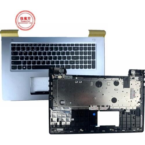 US/SP LA New Shell C Cover Palmrest Upper Case With Backlit English Keyboard for Lenovo Ideapad 700-17ISK Laptop 5CB0K93616