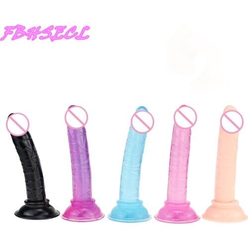 FBHSECL Soft Jelly Big Dildo Realistic Fake Dick Penis Butt Plug Sex Toys for Woman Men Vagina Anal Massage Sex Shop