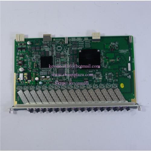 ZTE card 16 ports GPON board GTGH for ZTE C300 C320 OLT, with 16 SFP modules, high integration level. FiberCore
