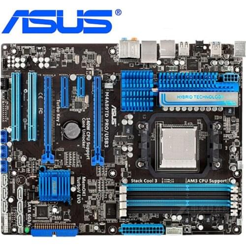 ASUS M4A89TD PRO USB3 Motherboards Socket AM3 DDR3 16GB 890FX M4A89TD PRO USB3 Desktop Mainboard Systemboard SATA III Used
