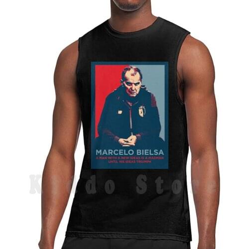Bielsa The Tank Tops Vest Sleeveless Marcelo Bielsa Bielsa Marcelo Football Soccer Football Legend Soccer Super League