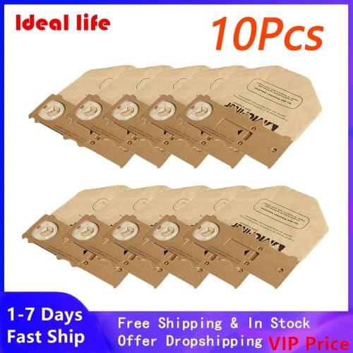 10Pcs Vacuum Cleaner Dust Bag Filter Bags For Vorwerk Kobold 130 131 EB 350 351 For Vorwerk Kobold Vacuum Cleaner Filter Bags