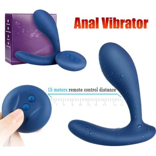 Male Prostate Massager Anal Sex Toys Butt Plug Vibrator For Men Wireless Remote Buttplug Silicone vibrador Erotic Sex Toys Homme