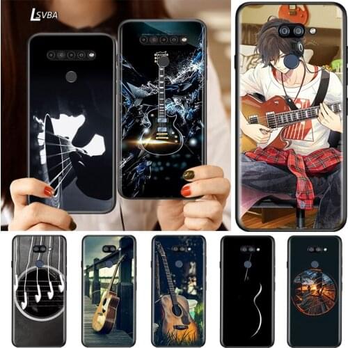 Play Guitar Musical For LG K92 K62 K52 K42 K31 K22 K71 K61 K51S K41S K30 K20 G8 G8S G8X ThinQ Silicone Phone Case