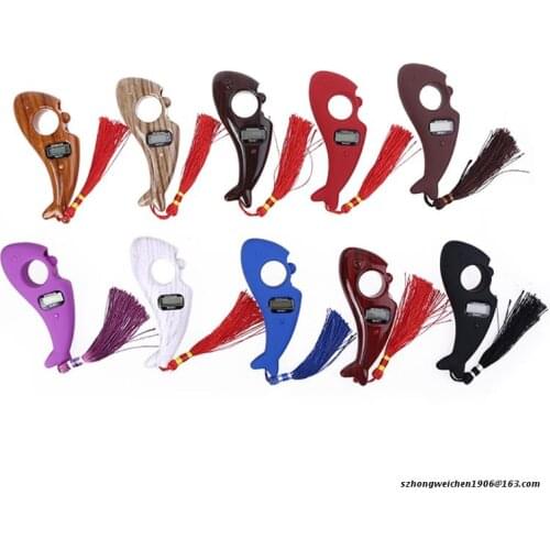 Fish Portable Handheld Digital Beads Counter Finger Game Toy Auto Turn off Memory Function Decompression Relaxation Tool