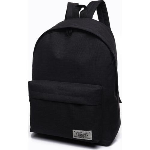Women Male Canvas Backpack College Student School Backpack Bags for Teenagers Small Mochila Casual Rucksack Travel Daypack