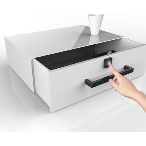 Smart Fingerprint Drawer Lock Quick Unlock USB Rechargeable Theft Prevention Intelligent Automatic Security Fingerprint Lock