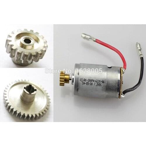 Wltoys A949 A959 A969 A979 1/18 4WD RC Car spare part Upgrade part Reduction gear+Motor gear+motor A949-32