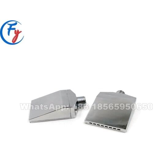 1/4" Aluminum alloy air nozzle with flexible metal coolant hose, f1/4-alma aluminum alloy compressed air windjet nozzle