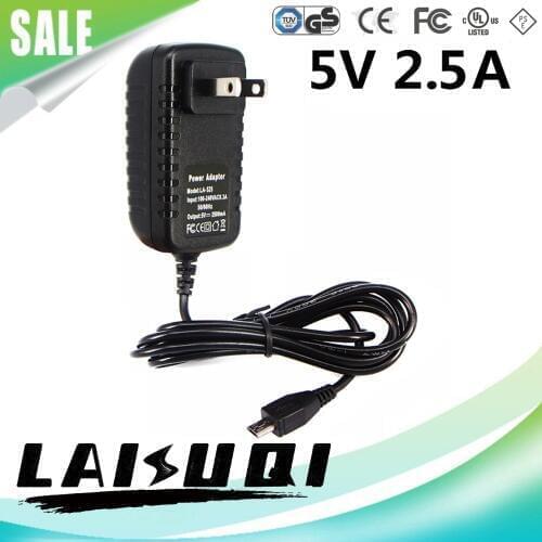 1pcs 5V 2.5A Micro USB US Plug AC/DC Power Adaptor charger supply replace 5V 3A 5V3A for Raspberry pi 3 B B+ LAISUQI New
