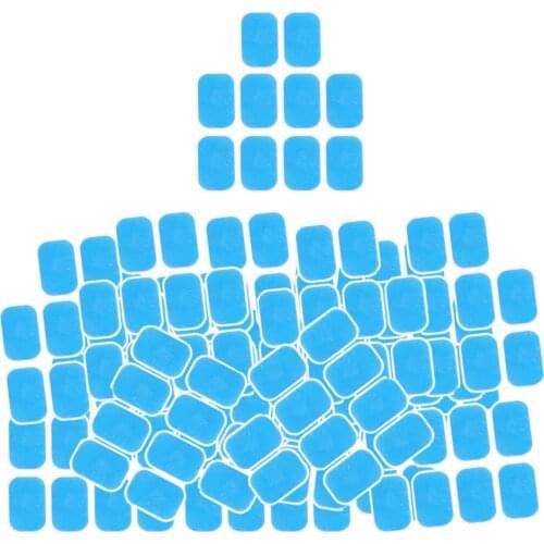 100PCS Abs Trainer Replacement Gel Sheet Abdominal Toning Belt Muscle Toner Gel Pad Ab Training Hydrogel Gel Sticker Accessories