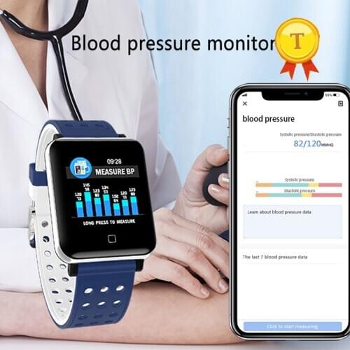 2018 new fashion heart rate blood pressure monitor smart wristband support Incoming call name steps distance sleeping quality