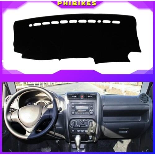 Car Dashboard Cover Dash Mat Dash Pad Carpet For Suzuki Jimny 1998-2018 Sun protection anti - slip anti - uv