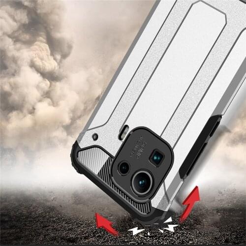 For Xiaomi Mi 11 Pro Case Cover for Xiaomi Mi 11 Pro Ultra Lite Phone Cover Rubber Protective Shell Capa Funda Heavy Duty Armor