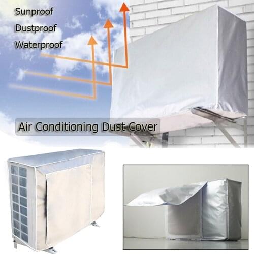 3 Sizes Outdoor Air Conditioning Cover Oxford Cloth Waterproof Cleaning Washing Anti-Dust Snow Cover For Air Conditioner