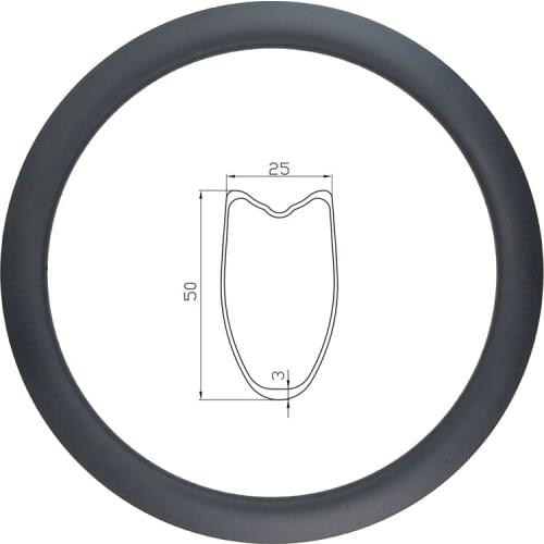 700C 50C Road Bike Disc Brake Tubular Carbon Rim 50mm Depth Bicycle Wheel UD 3K 12K Matte Glossy 16 18 20 21 24 28 32 Holes