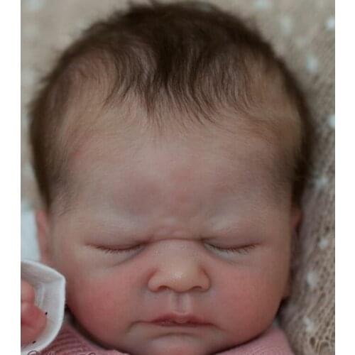 NPK 17inch Reborn Doll Kit Kovu Premie Size Sleeping Baby Unifinished Blank Doll Parts