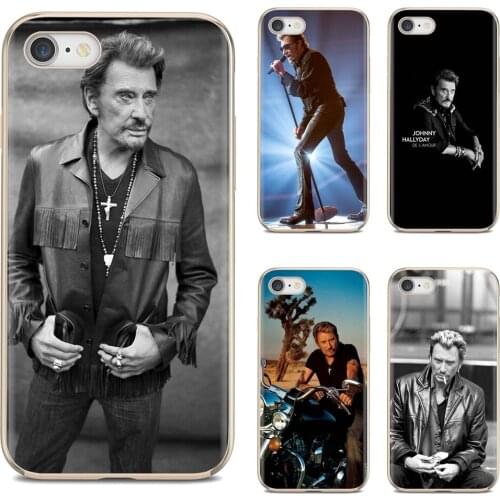 For iPhone iPod Touch 11 12 Pro 4 4S 5 5S SE 5C 6 6S 7 8 X XR XS Plus Max 2020 Favorite Silicone Phone Case Johnny Hallyday