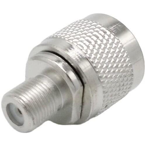 1pcs N-Type to F connector N Male Plug to F Female Jack RF Coaxial Adapter Connector for Satellite receiver signal amplifier